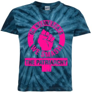 On Wednesdays We Smash The Patriarchy Kids Tie-Dye T-Shirt