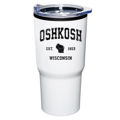 Oshkosh Wisconsin Wi Vintage Established Sports Design Tumbler
