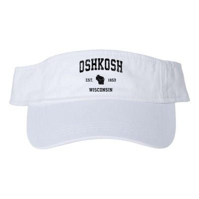 Oshkosh Wisconsin Wi Vintage Established Sports Design Visor