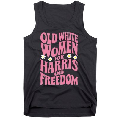 Old White Women For Harris And Freedom Kamala Harris Tank Top