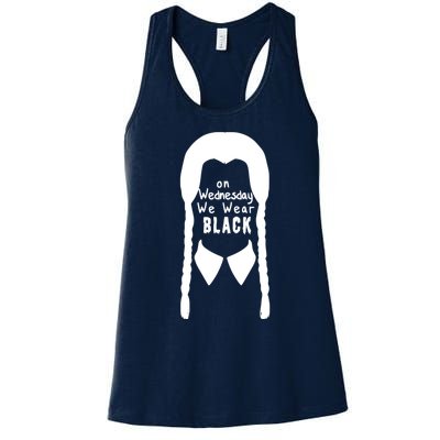 On Wednesday We Wear Black Women's Racerback Tank