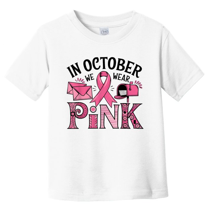 October We Wear Gift Toddler T-Shirt