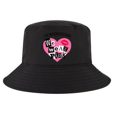 On Wednesday We Wear Pink Funny Valentine Cool Comfort Performance Bucket Hat