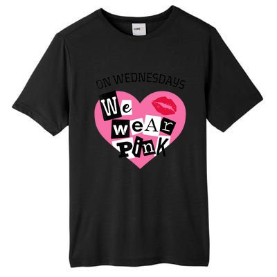 On Wednesday We Wear Pink Funny Valentine Tall Fusion ChromaSoft Performance T-Shirt