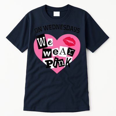 On Wednesday We Wear Pink Funny Valentine Tall T-Shirt