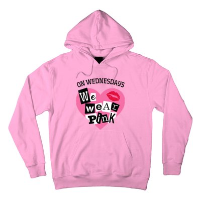 On Wednesday We Wear Pink Funny Valentine Hoodie