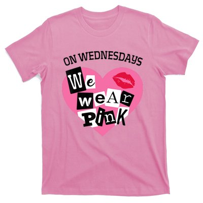 On Wednesday We Wear Pink Funny Valentine T-Shirt