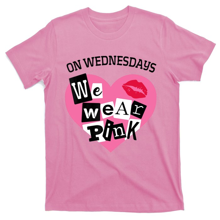 On Wednesday We Wear Pink Funny Valentine T-Shirt