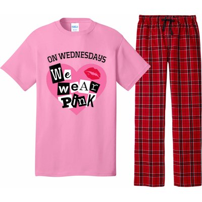 On Wednesday We Wear Pink Funny Valentine Pajama Set