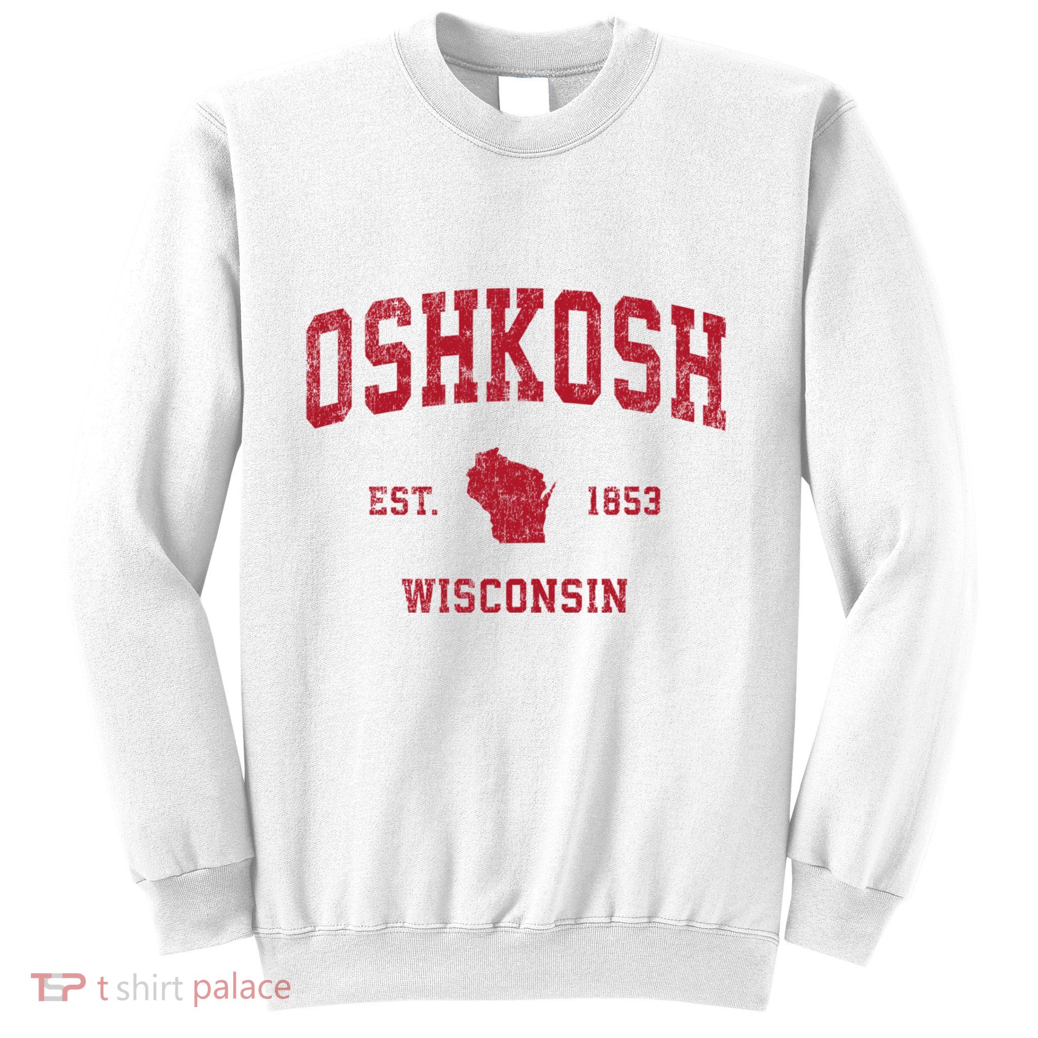 Oshkosh Wisconsin Wi Vintage Sports Sweatshirt