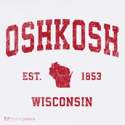 Oshkosh Wisconsin Wi Vintage Sports T-Shirt