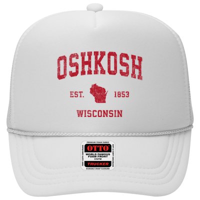 Oshkosh Wisconsin Wi Vintage Sports Trucker Hat