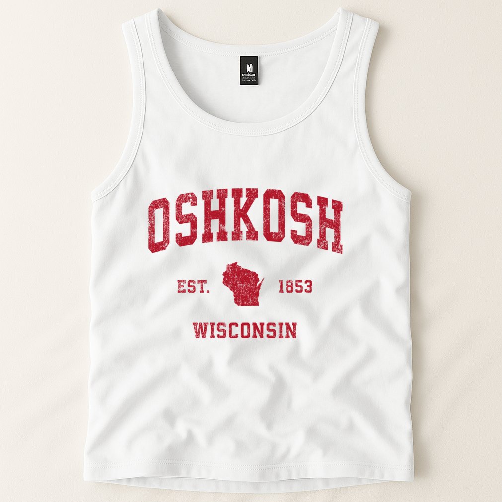 Oshkosh Wisconsin Wi Vintage Sports Tank Top