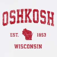 Oshkosh Wisconsin Wi Vintage Sports Tank Top