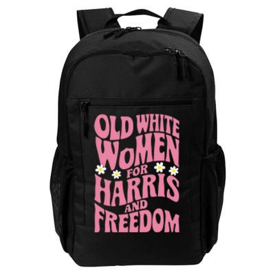 Old White Women For Harris And Freedom Daily Commute Backpack