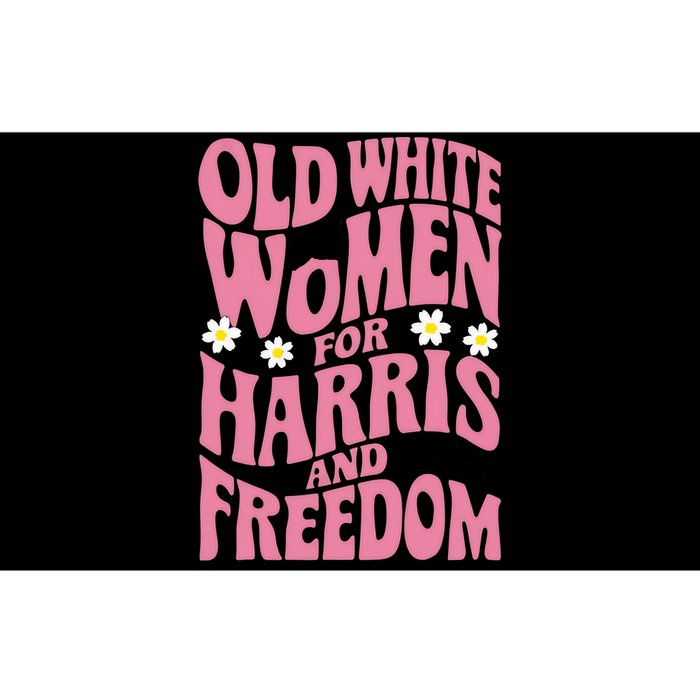 Old White Women For Harris And Freedom Bumper Sticker