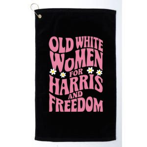 Old White Women For Harris And Freedom Platinum Collection Golf Towel