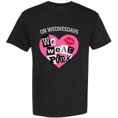 On Wednesday We Wear Pink Funny Valentine Garment-Dyed Heavyweight T-Shirt