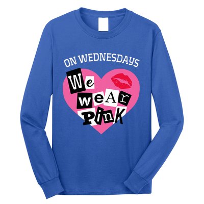 On Wednesday We Wear Pink Funny Valentine Long Sleeve Shirt