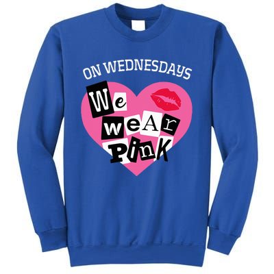 On Wednesday We Wear Pink Funny Valentine Sweatshirt