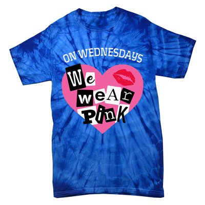 On Wednesday We Wear Pink Funny Valentine Tie-Dye T-Shirt