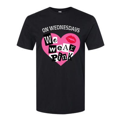 On Wednesday We Wear Pink Funny Valentine Softstyle CVC T-Shirt