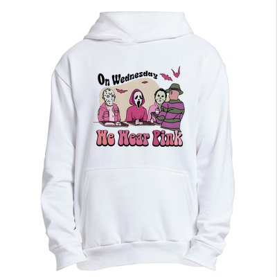 On Wednesday We Wear Pink Halloween Michael Ghostface Voorhees Urban Pullover Hoodie