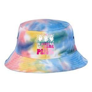 October We Wear Pink Funny Ghost Halloween Breast Cancer Tie Dye Newport Bucket Hat