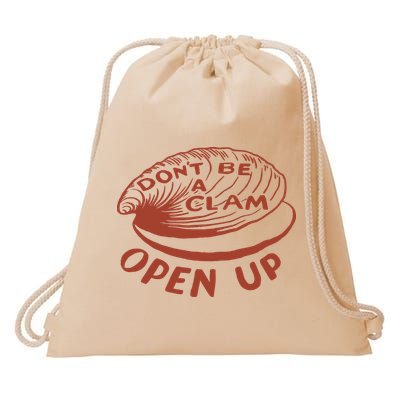 Olivia Wilde Wearing Don’t Be A Clam Open Up Drawstring Bag
