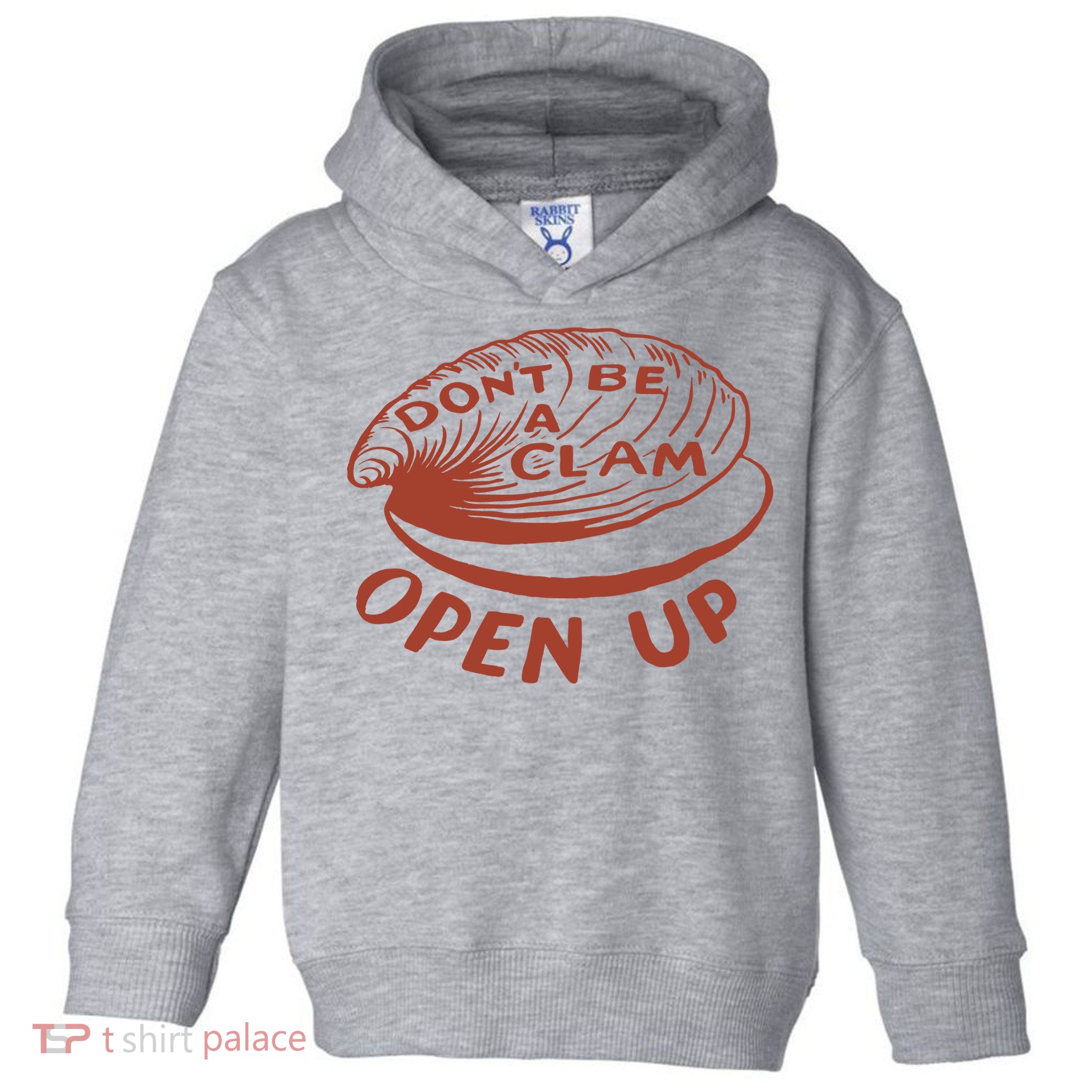 Olivia Wilde Wearing Don’t Be A Clam Open Up Toddler Hoodie