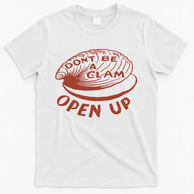 Olivia Wilde Wearing Don’t Be A Clam Open Up T-Shirt