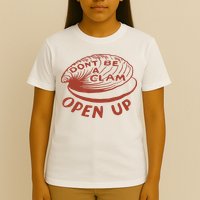 Olivia Wilde Wearing Don’t Be A Clam Open Up T-Shirt