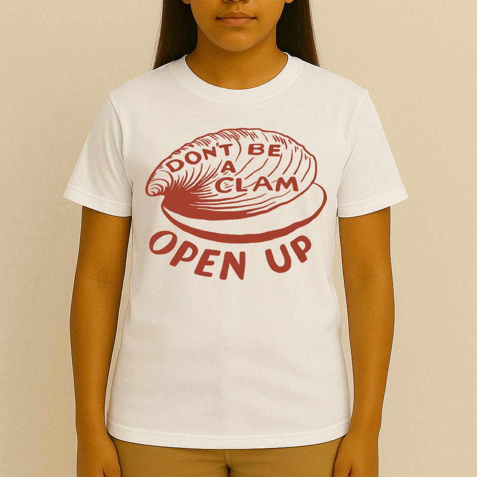 Olivia Wilde Wearing Don’t Be A Clam Open Up T-Shirt