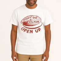 Olivia Wilde Wearing Don’t Be A Clam Open Up Tall T-Shirt