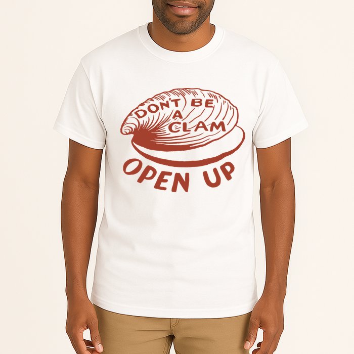 Olivia Wilde Wearing Don’t Be A Clam Open Up Tall T-Shirt
