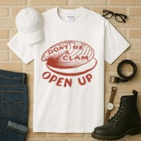 Olivia Wilde Wearing Don’t Be A Clam Open Up Tall T-Shirt