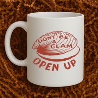 Olivia Wilde Wearing Don’t Be A Clam Open Up Mug