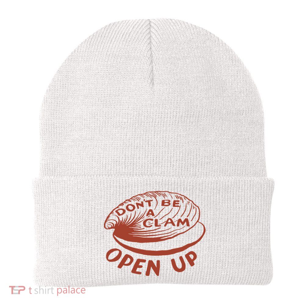 Olivia Wilde Wearing Don’t Be A Clam Open Up Beanie