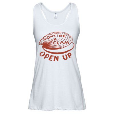 Olivia Wilde Wearing Don’t Be A Clam Open Up Ladies Essential Flowy Tank