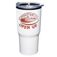 Olivia Wilde Wearing Don’t Be A Clam Open Up Tumbler