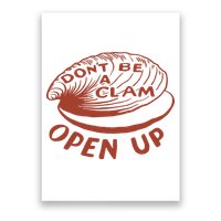 Olivia Wilde Wearing Don’t Be A Clam Open Up Poster