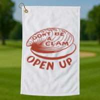 Olivia Wilde Wearing Don’t Be A Clam Open Up Golf Towel
