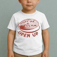 Olivia Wilde Wearing Don’t Be A Clam Open Up Toddler T-Shirt