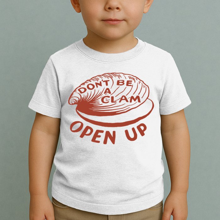 Olivia Wilde Wearing Don’t Be A Clam Open Up Toddler T-Shirt