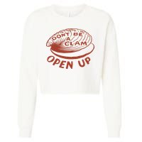 Olivia Wilde Wearing Don’t Be A Clam Open Up Cropped Pullover Crew