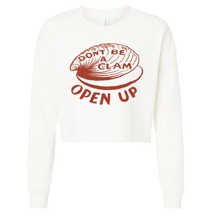 Olivia Wilde Wearing Don’t Be A Clam Open Up Cropped Pullover Crew