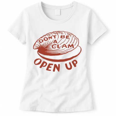 Olivia Wilde Wearing Don’t Be A Clam Open Up Womens T-Shirt