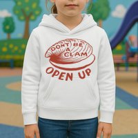 Olivia Wilde Wearing Don’t Be A Clam Open Up Kids Hoodie