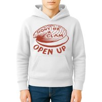 Olivia Wilde Wearing Don’t Be A Clam Open Up Kids Hoodie
