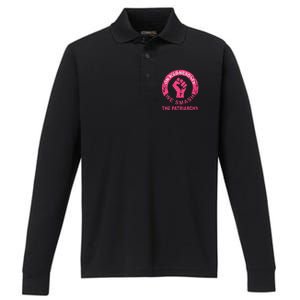 On Wednesdays We Smash The Patriarchy Women Rights Apparel Performance Long Sleeve Polo